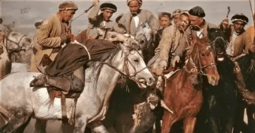 Locals Playing Buzkashi