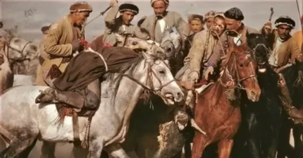 Locals Playing Buzkashi